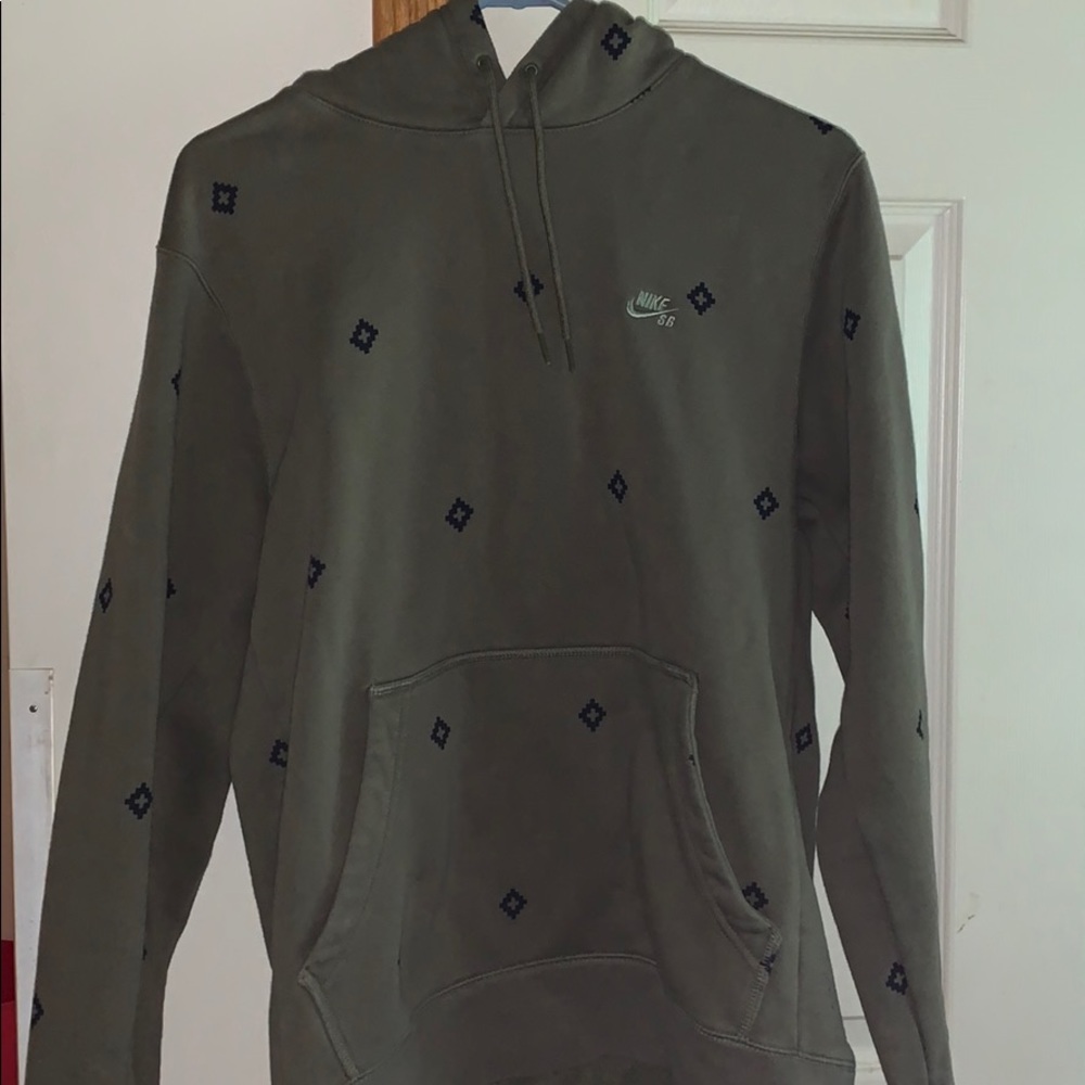 nike SB AOP diamond print hoodie